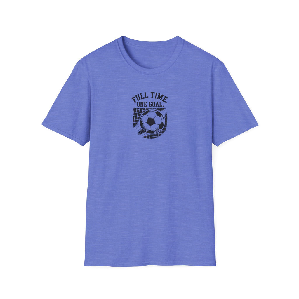 Soccer Shirt Full Time Goal Digger Vintage Soccer Ball Tee