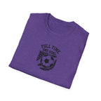 Soccer Shirt Full Time Goal Digger Vintage Soccer Ball Tee