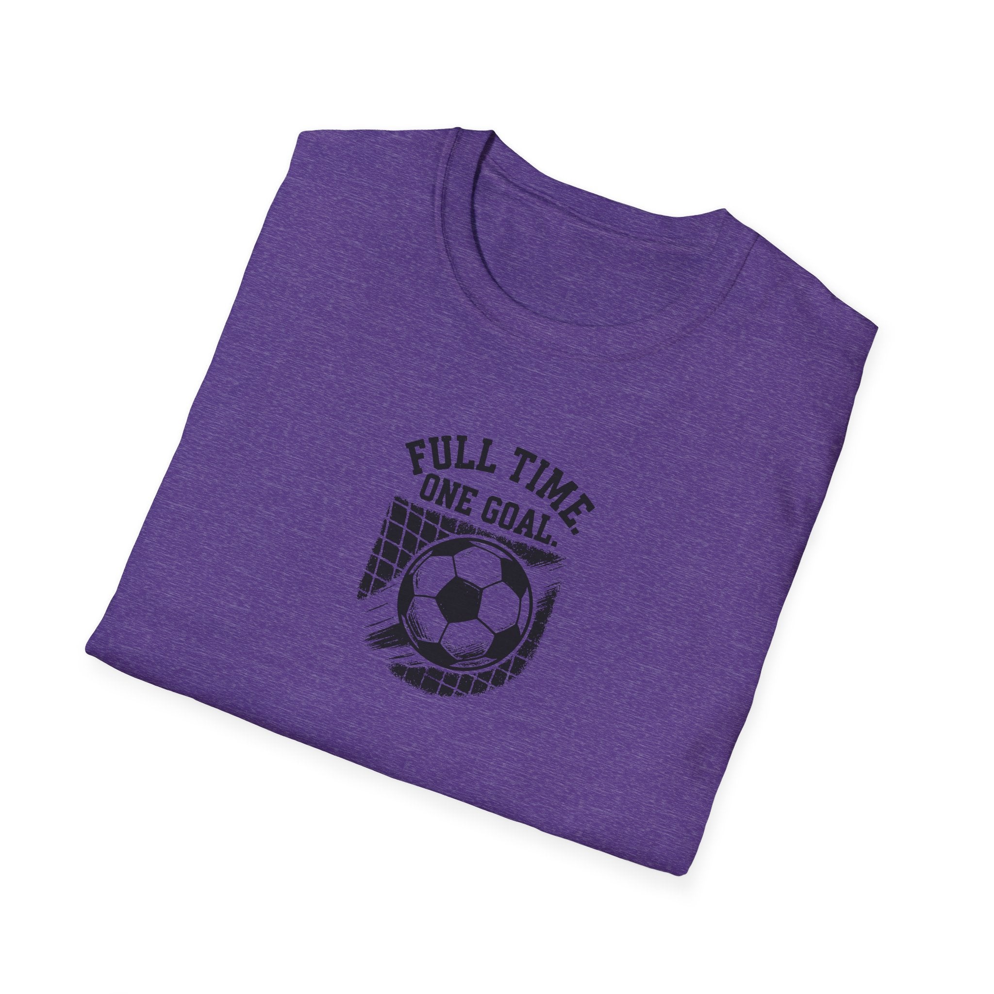Soccer Shirt Full Time Goal Digger Vintage Soccer Ball Tee