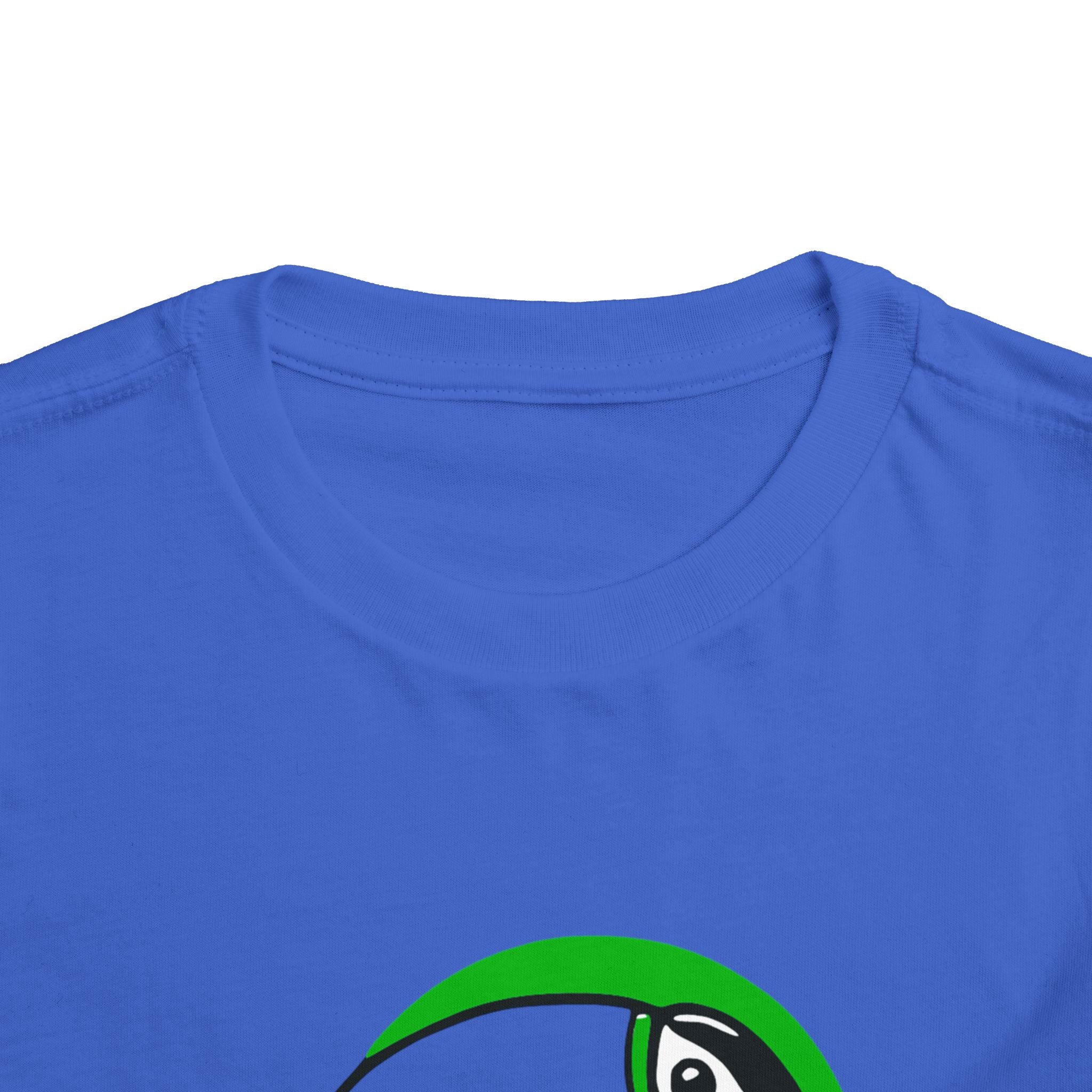 Brazilian-American Crianças T-Shirt - Toucan Design on Amarelo - Celebrate Brazilian Roots Toddler Short Sleeve Tee