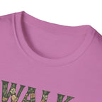 Caminha Pela Fé Camiseta | Walk By Faith T-Shirt Christian Tee