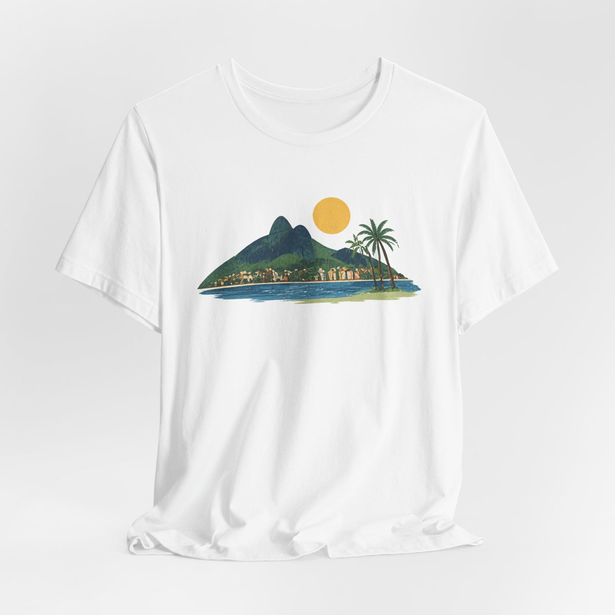 Island Sunset t-shirt in white