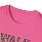 Caminha Pela Fé Camiseta | Walk By Faith T-Shirt Christian Tee