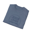Jesus Acima de Tudo Camiseta | Jesus Over Everything T-Shirt Faith Tee