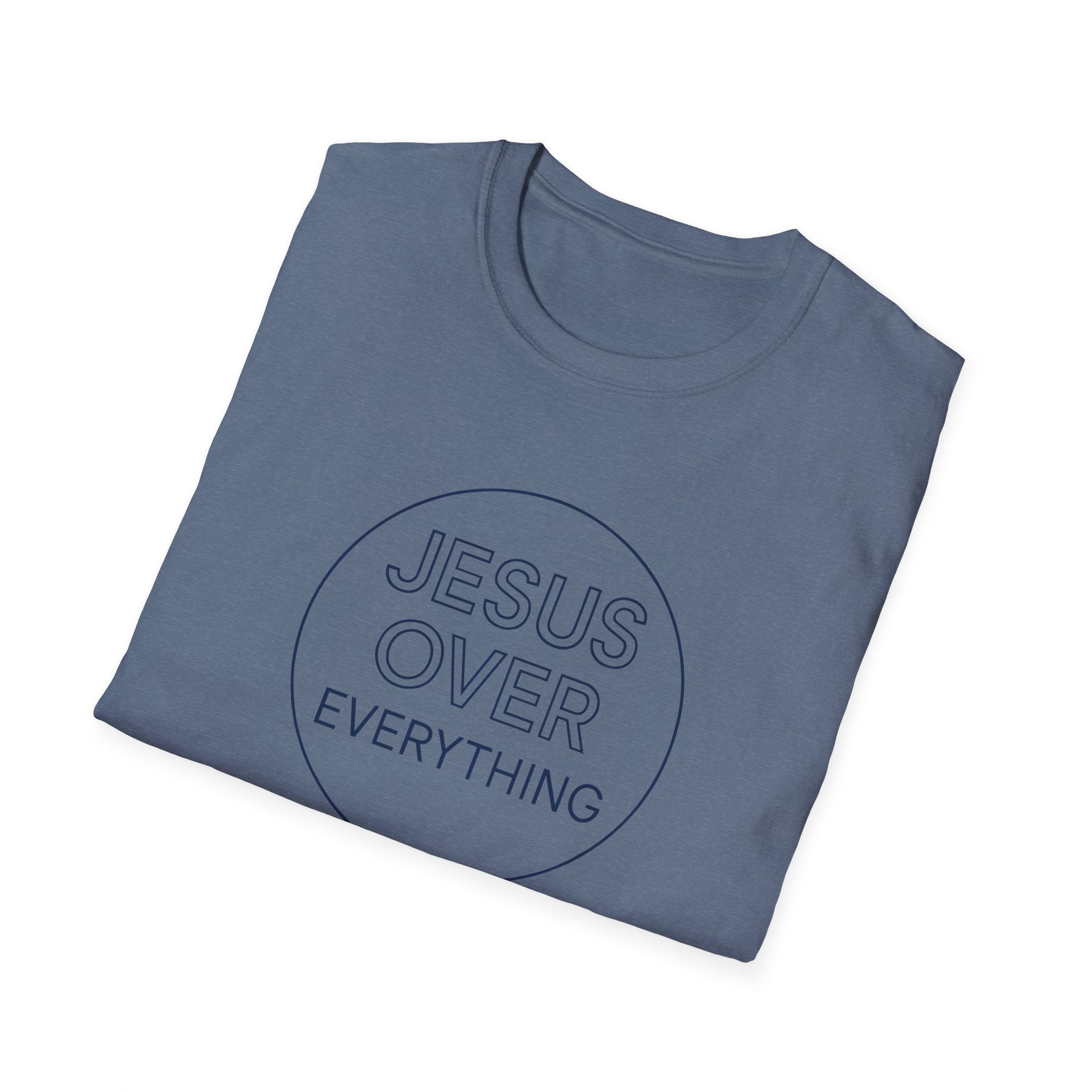 Jesus Acima de Tudo Camiseta | Jesus Over Everything T-Shirt Faith Tee