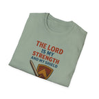 O Senhor É Minha Força Camiseta | Lord Is My Strength T-Shirt Faith Tee
