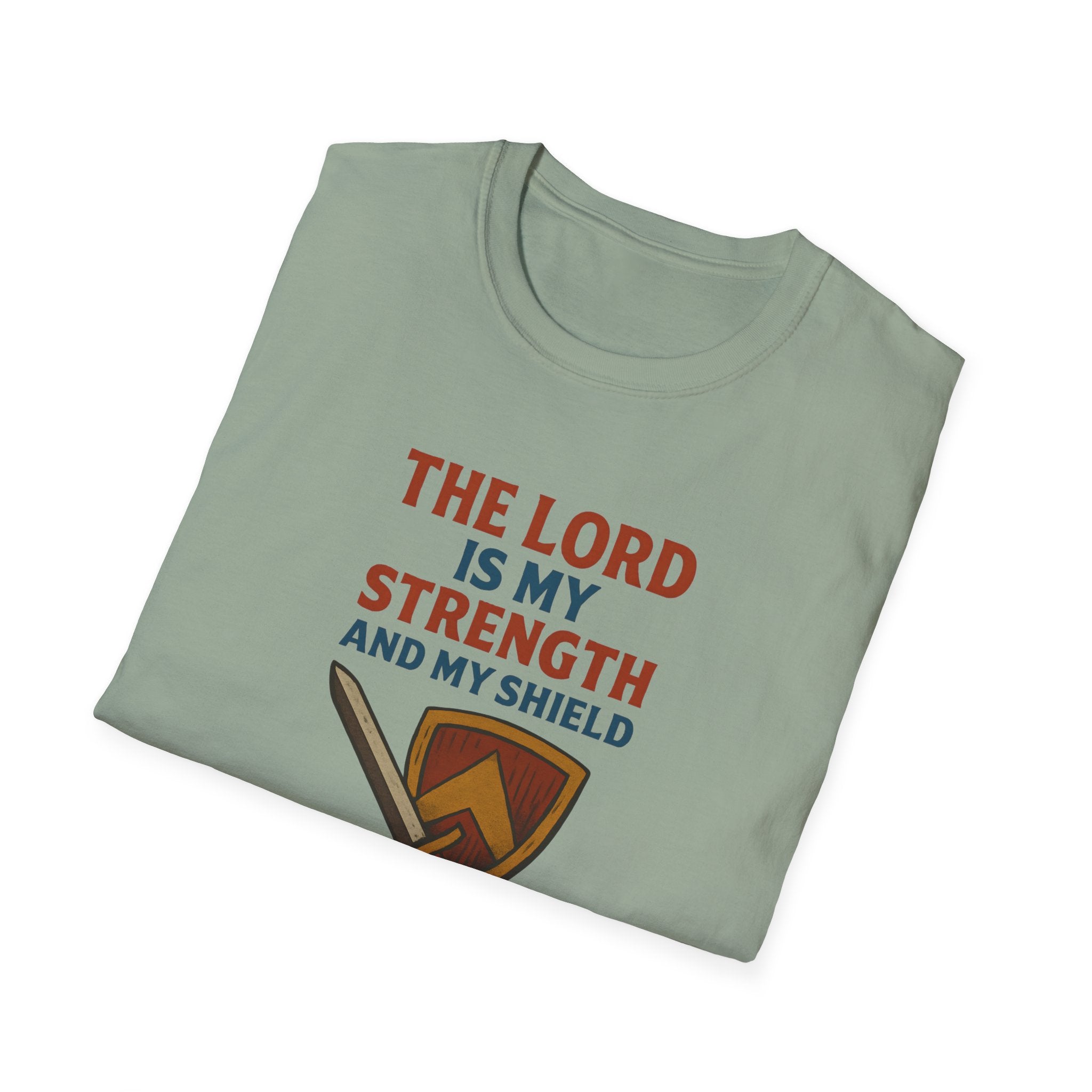 O Senhor É Minha Força Camiseta | Lord Is My Strength T-Shirt Faith Tee
