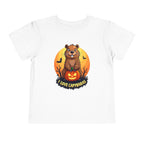 Toddler Halloween Tee with Capybara, Cute Kids Shirt, Fall Fashion, Trick or Treat Outfit, Animal Lover Gift, Spooky Season Apparel