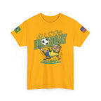 Personalized Soccer Birthday Tee All Star Capybara Kicking Ball with Custom Name