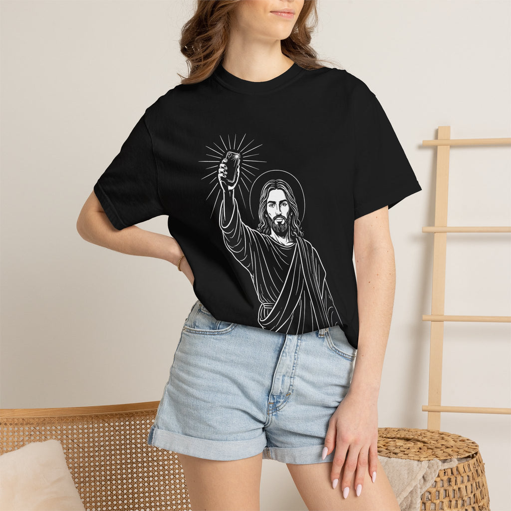 Religious Humor T-Shirt  Phone Home Jesus Graphic Tee