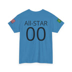 Personalized Soccer Birthday Tee All Star Capybara Kicking Ball with Custom Name