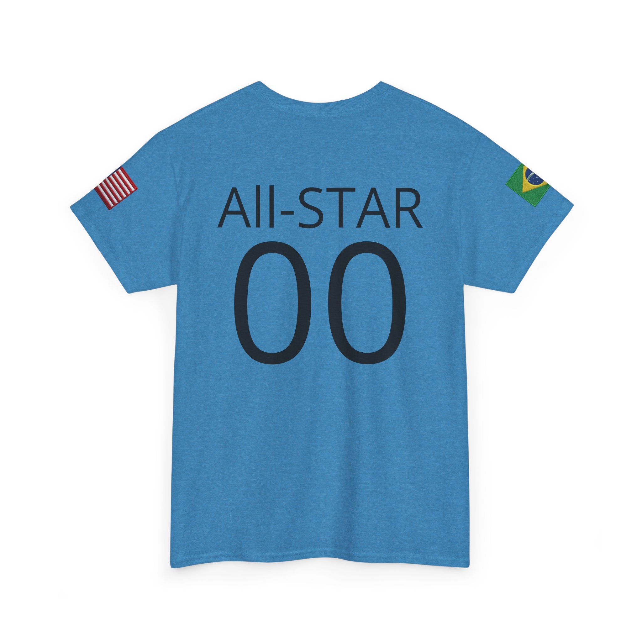 Personalized Soccer Birthday Tee All Star Capybara Kicking Ball with Custom Name