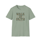 Caminha Pela Fé Camiseta | Walk By Faith T-Shirt Christian Tee