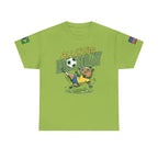 Personalized Soccer Birthday Tee All Star Capybara Kicking Ball with Custom Name