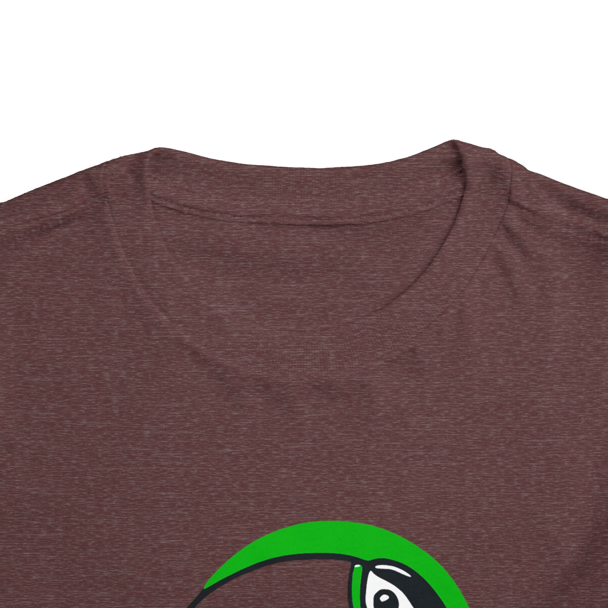 Brazilian-American Crianças T-Shirt - Toucan Design on Amarelo - Celebrate Brazilian Roots Toddler Short Sleeve Tee
