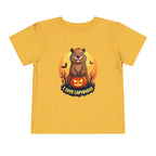 Toddler Halloween Tee with Capybara, Cute Kids Shirt, Fall Fashion, Trick or Treat Outfit, Animal Lover Gift, Spooky Season Apparel