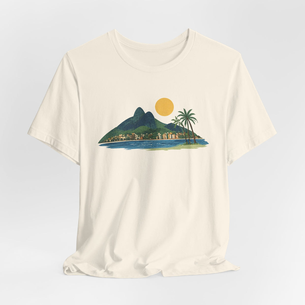 Island Sunset t-shirt in natural