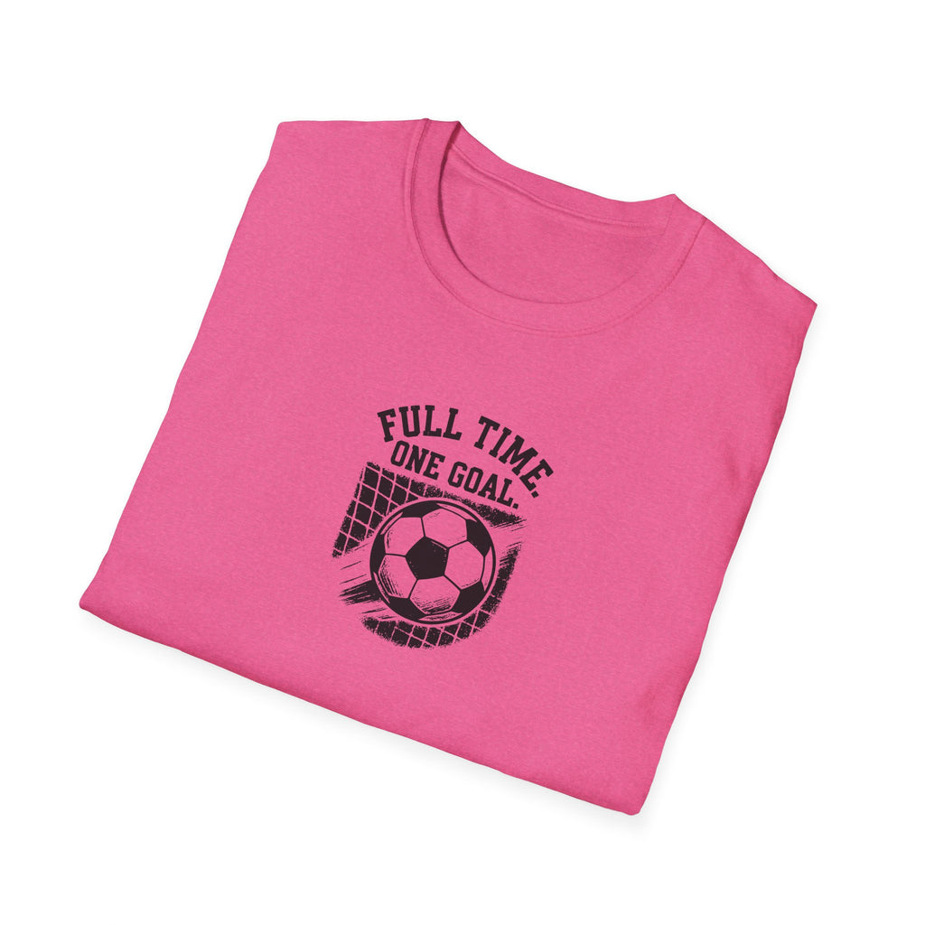 Soccer Shirt Full Time Goal Digger Vintage Soccer Ball Tee