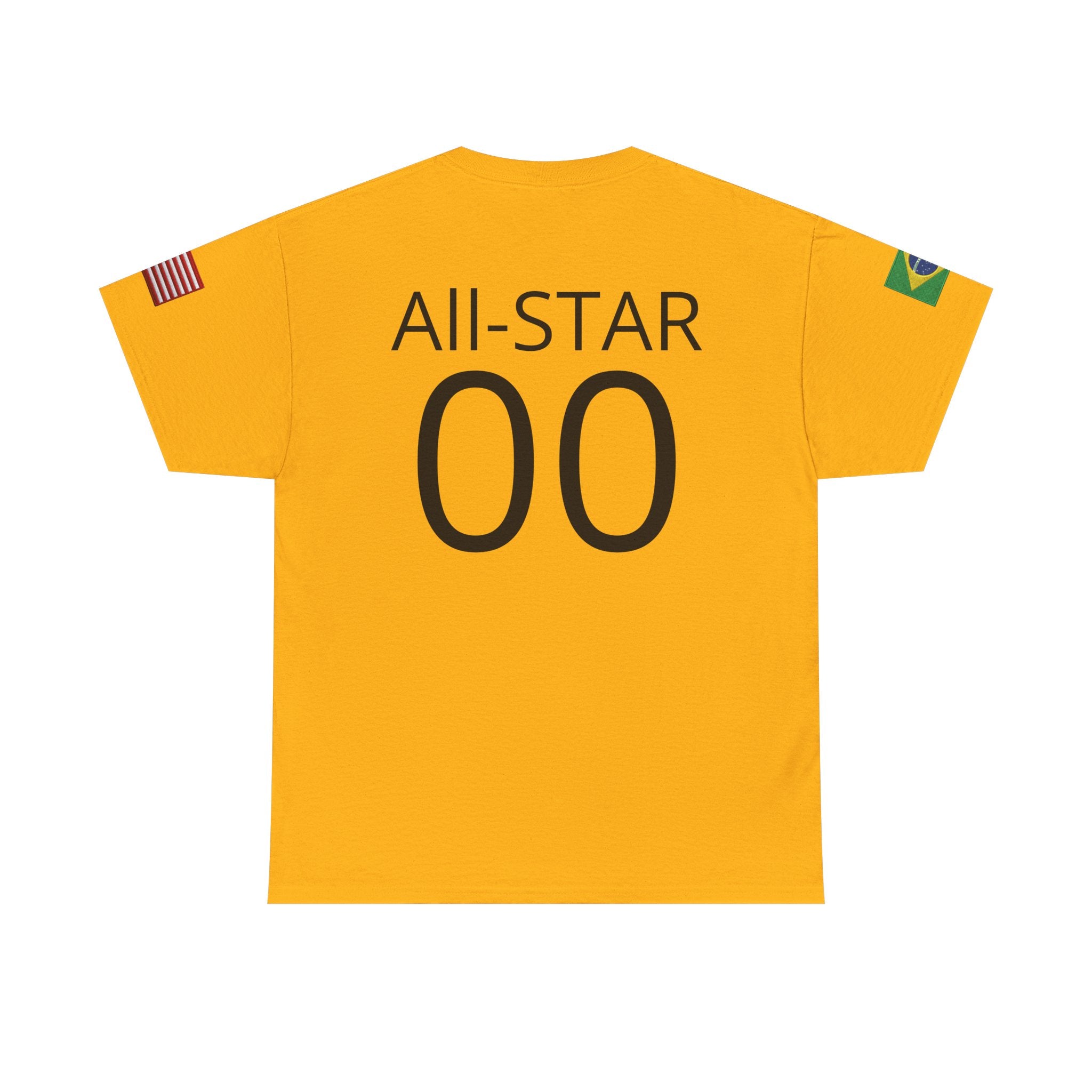 Personalized Soccer Birthday Tee All Star Capybara Kicking Ball with Custom Name