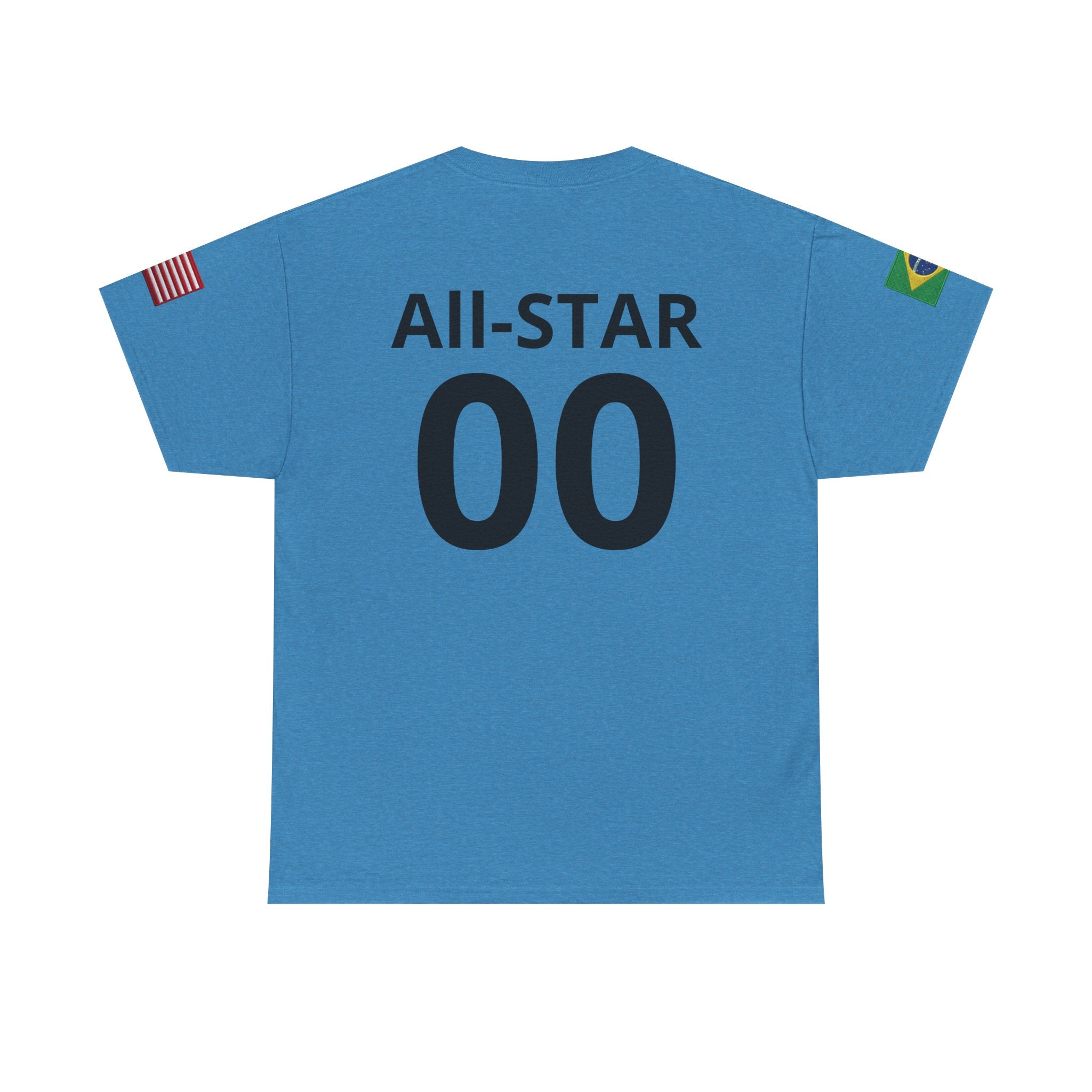 Personalized Soccer Birthday Tee All Star Capybara Kicking Ball with Custom Name