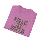 Caminha Pela Fé Camiseta | Walk By Faith T-Shirt Christian Tee