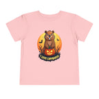 Toddler Halloween Tee with Capybara, Cute Kids Shirt, Fall Fashion, Trick or Treat Outfit, Animal Lover Gift, Spooky Season Apparel