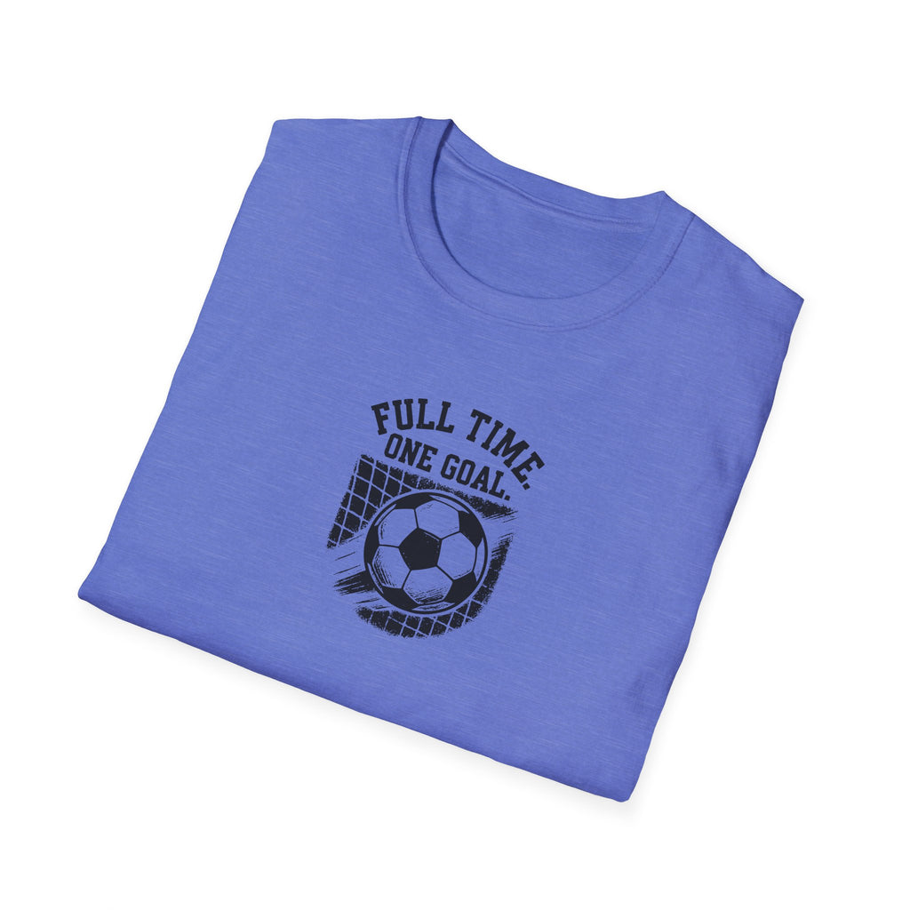 Soccer Shirt Full Time Goal Digger Vintage Soccer Ball Tee