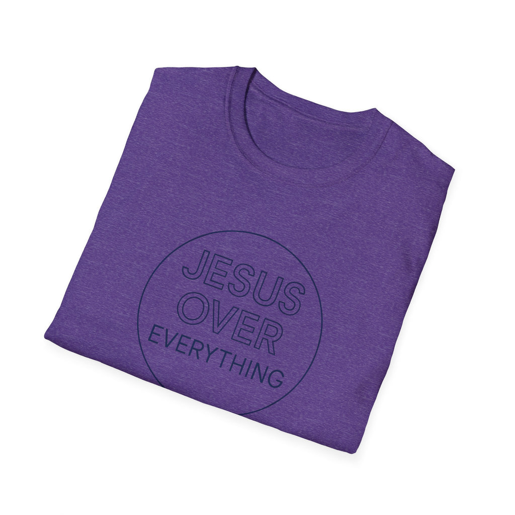 Jesus Acima de Tudo Camiseta | Jesus Over Everything T-Shirt Faith Tee