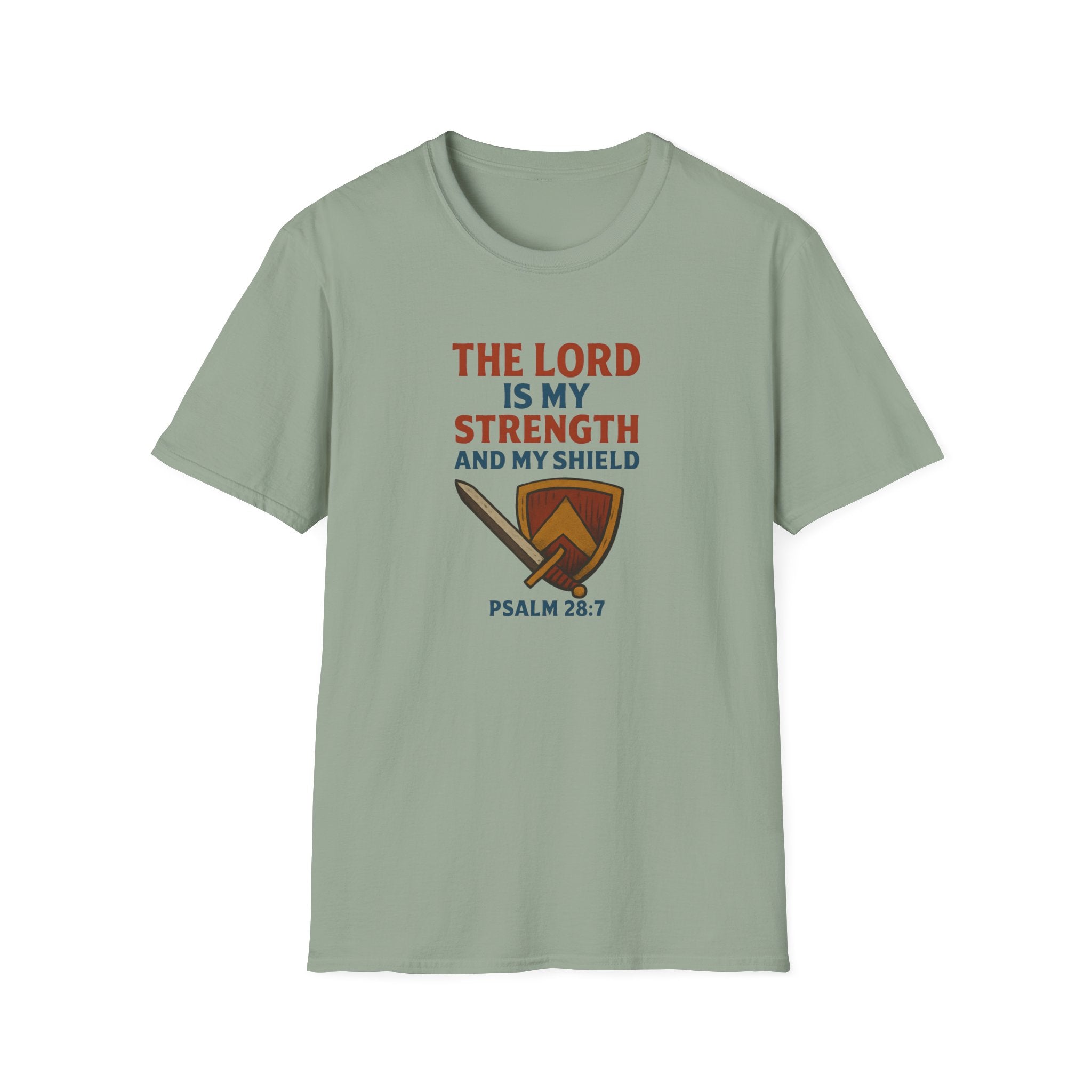 O Senhor É Minha Força Camiseta | Lord Is My Strength T-Shirt Faith Tee