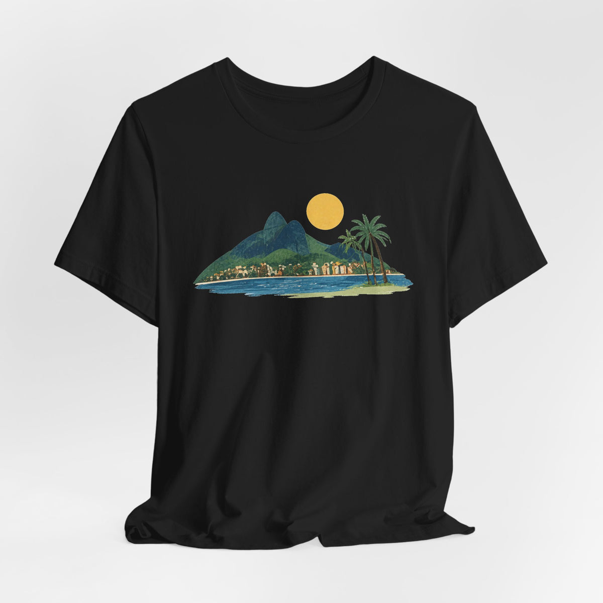 Island Sunset t-shirt in black