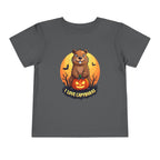 Toddler Halloween Tee with Capybara, Cute Kids Shirt, Fall Fashion, Trick or Treat Outfit, Animal Lover Gift, Spooky Season Apparel