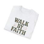 Caminha Pela Fé Camiseta | Walk By Faith T-Shirt Christian Tee