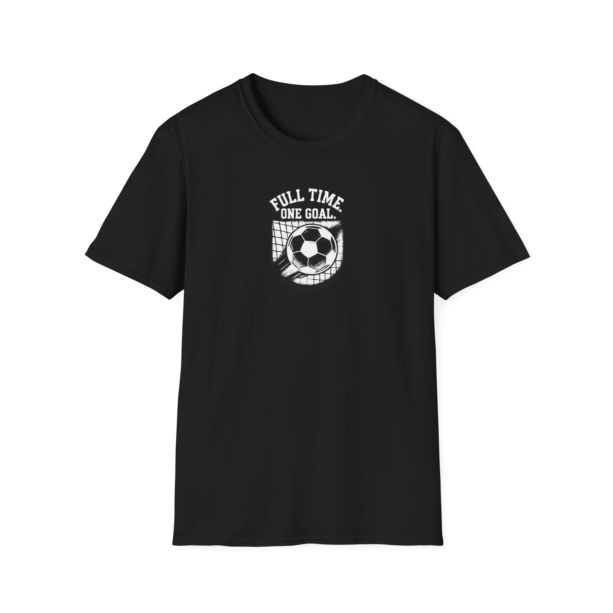 Soccer Shirt Full Time Goal Digger Vintage Soccer Ball Tee