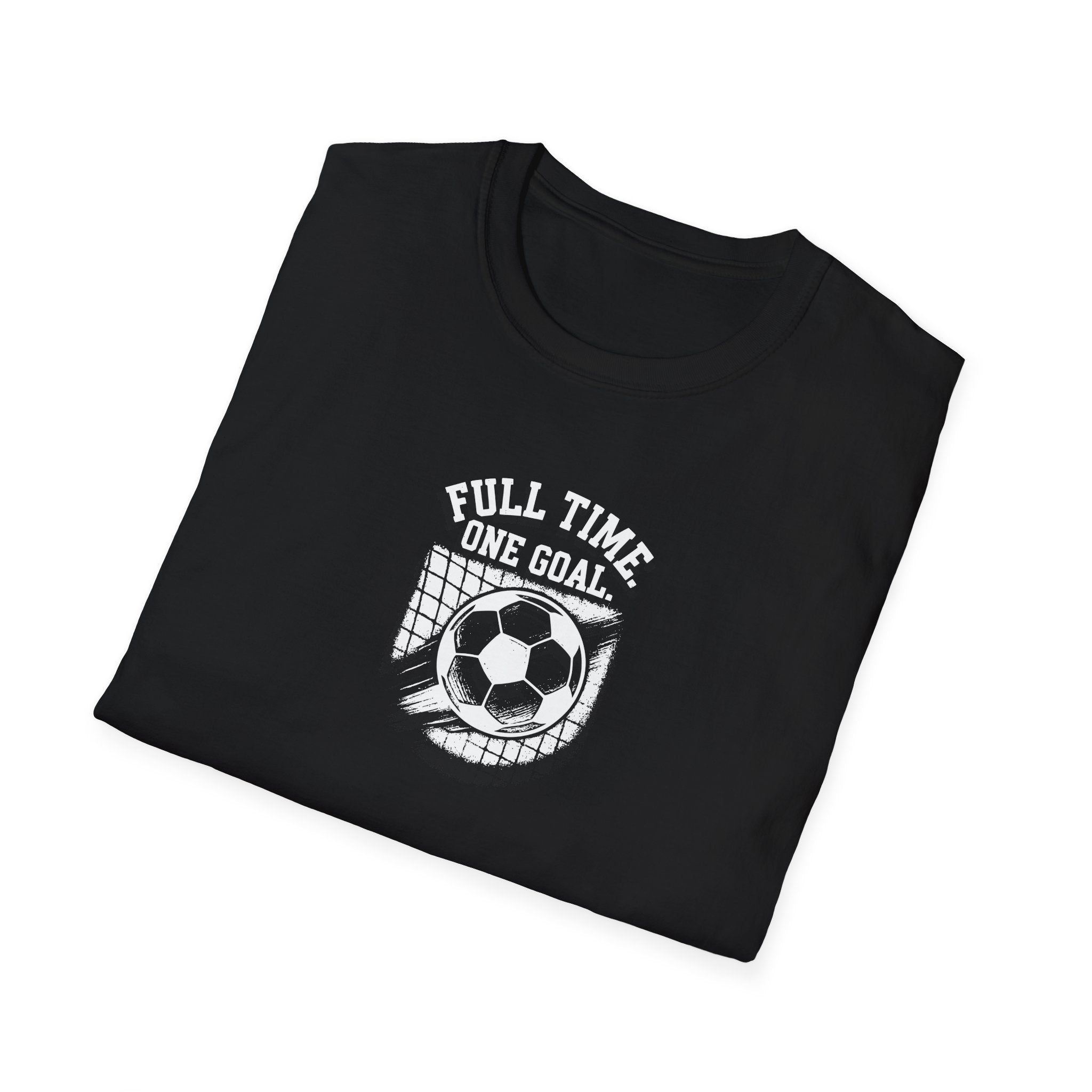 Soccer Shirt Full Time Goal Digger Vintage Soccer Ball Tee