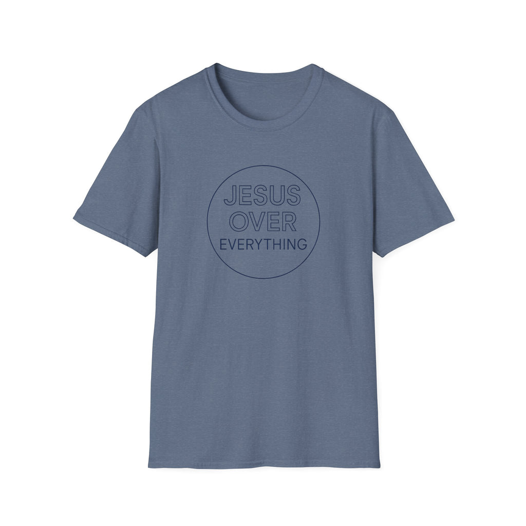 Jesus Acima de Tudo Camiseta | Jesus Over Everything T-Shirt Faith Tee