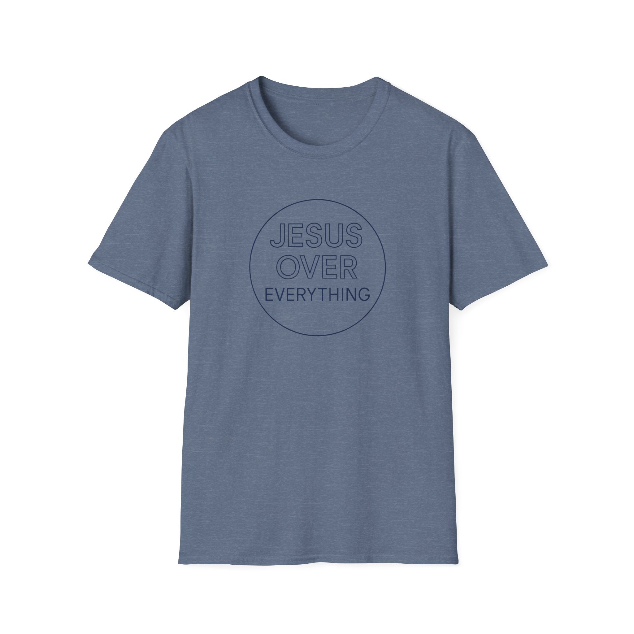 Jesus Acima de Tudo Camiseta | Jesus Over Everything T-Shirt Faith Tee