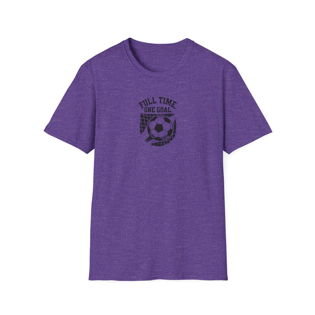 Soccer Shirt Full Time Goal Digger Vintage Soccer Ball Tee