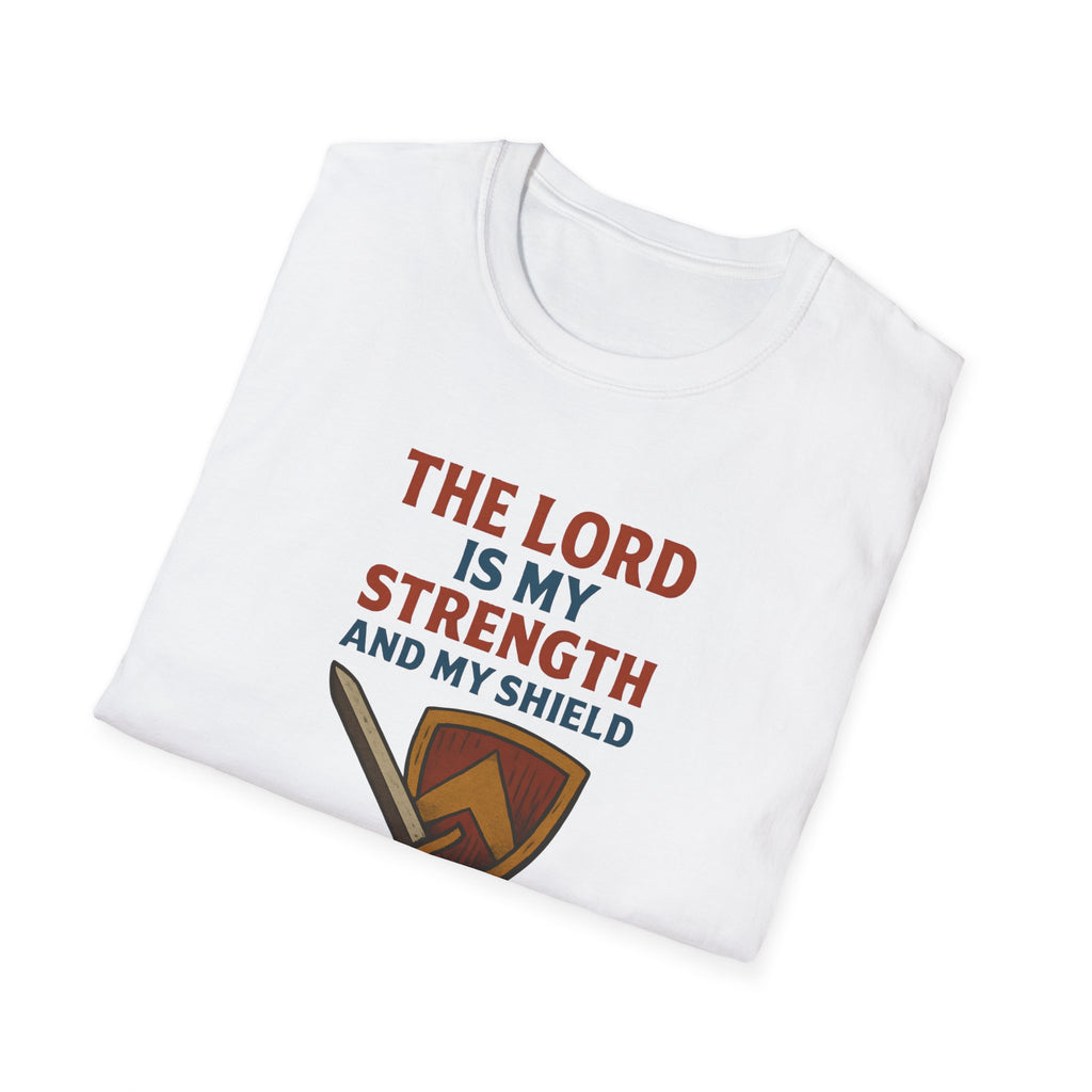 O Senhor É Minha Força Camiseta | Lord Is My Strength T-Shirt Faith Tee