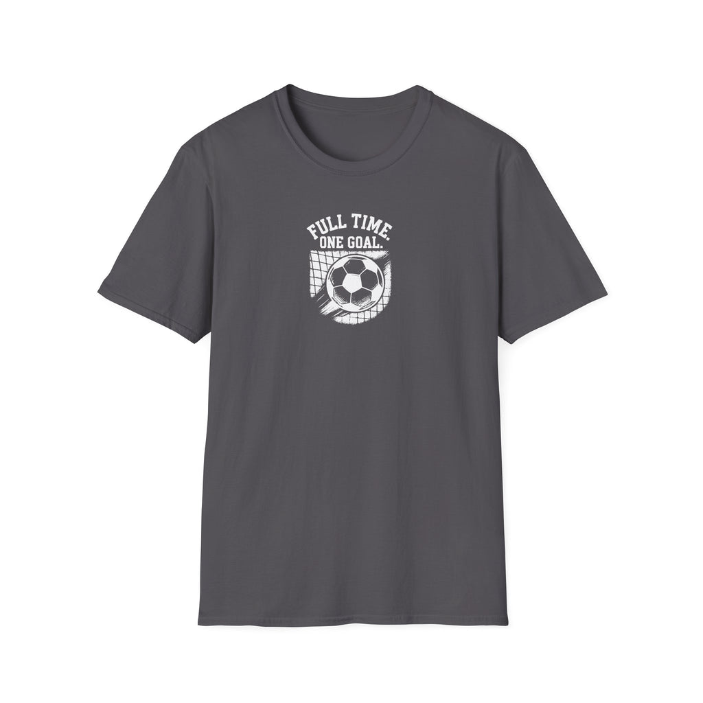 Soccer Shirt Full Time Goal Digger Vintage Soccer Ball Tee