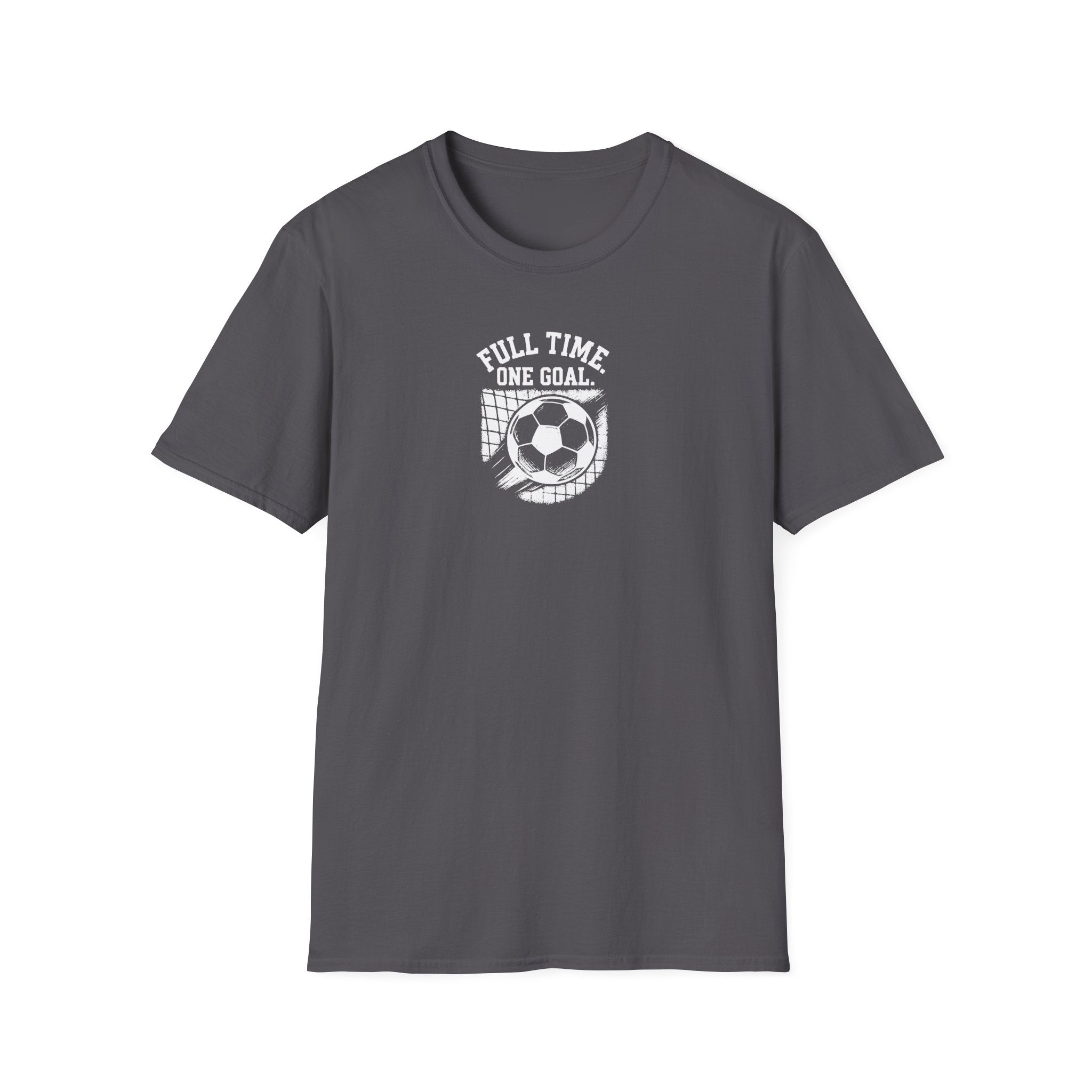 Soccer Shirt Full Time Goal Digger Vintage Soccer Ball Tee