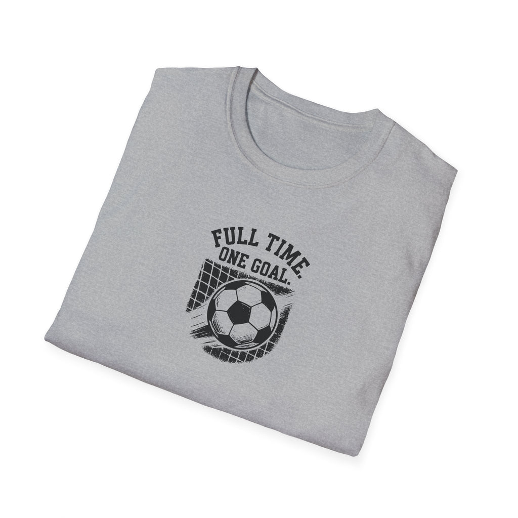 Soccer Shirt Full Time Goal Digger Vintage Soccer Ball Tee