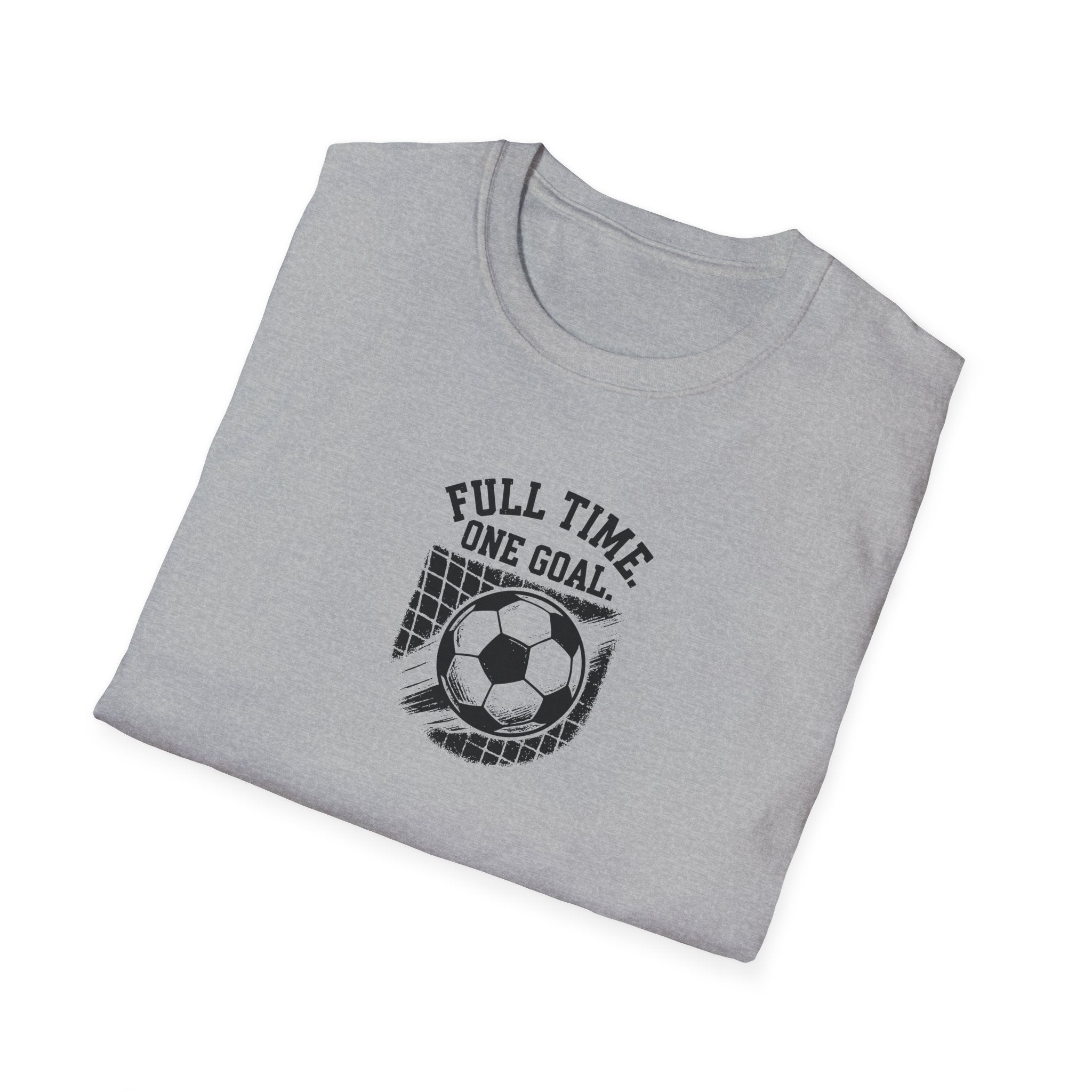 Soccer Shirt Full Time Goal Digger Vintage Soccer Ball Tee