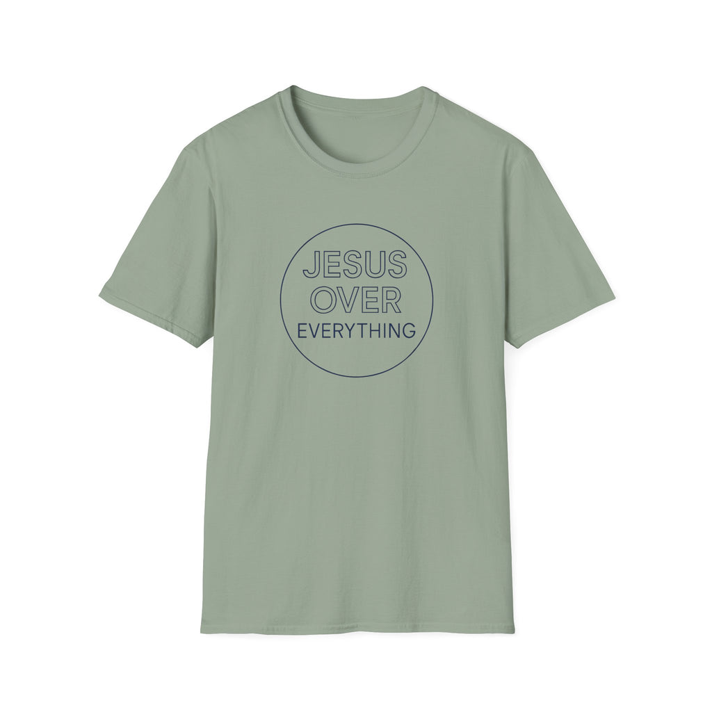 Jesus Acima de Tudo Camiseta | Jesus Over Everything T-Shirt Faith Tee