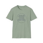 Jesus Acima de Tudo Camiseta | Jesus Over Everything T-Shirt Faith Tee