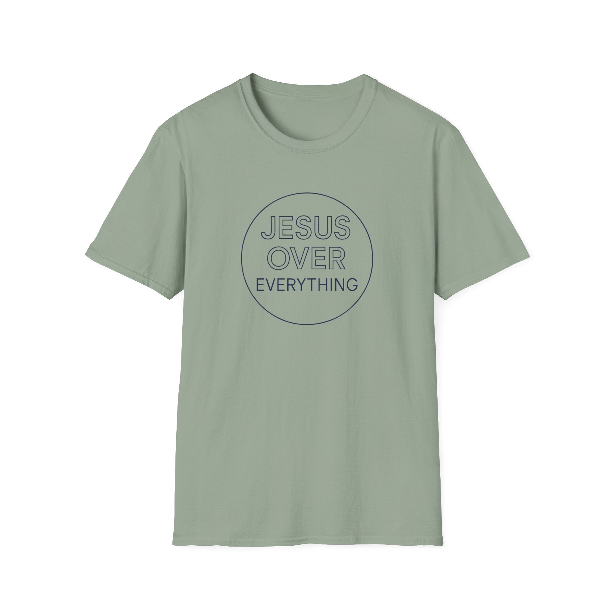 Jesus Acima de Tudo Camiseta | Jesus Over Everything T-Shirt Faith Tee
