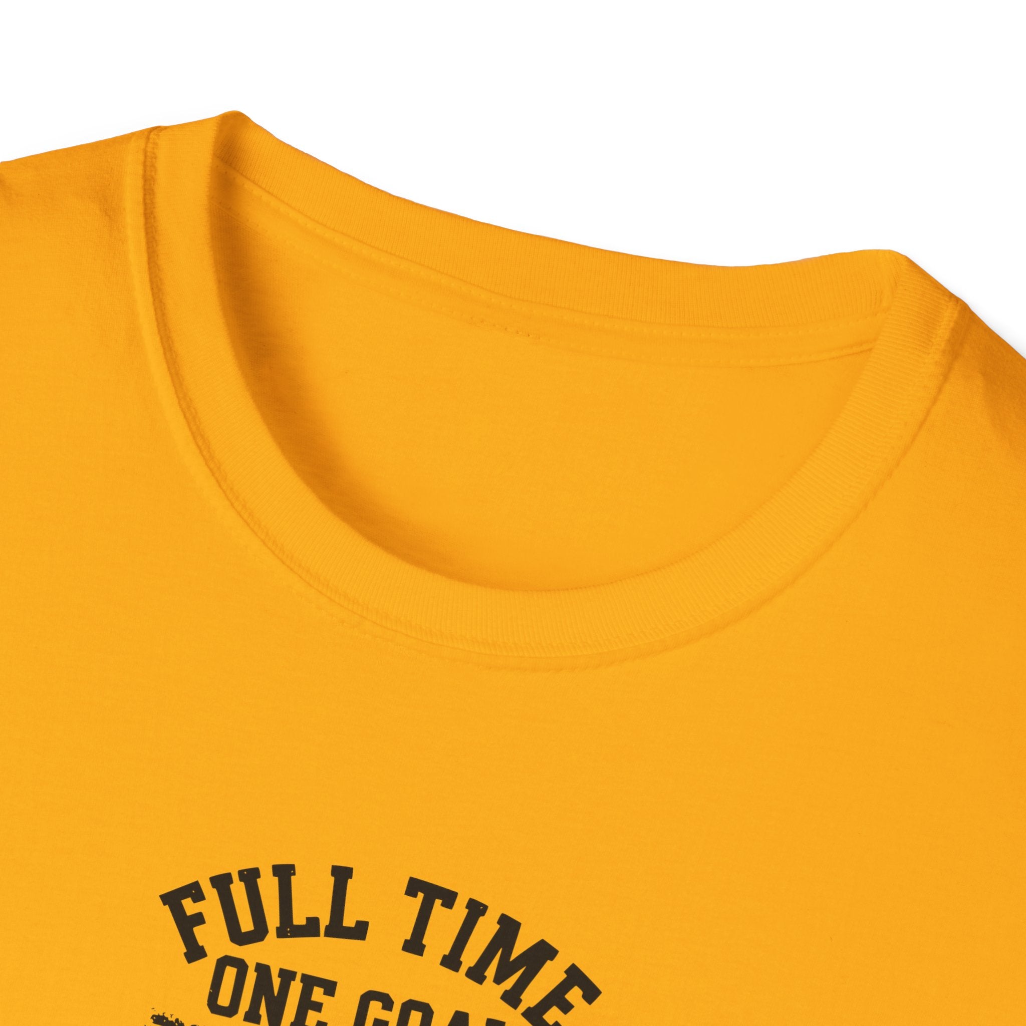 Soccer Shirt Full Time Goal Digger Vintage Soccer Ball Tee