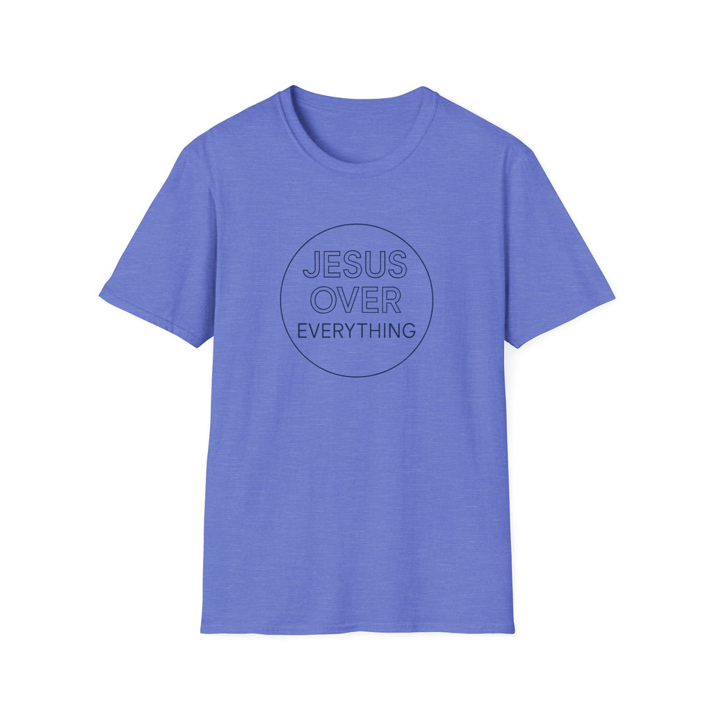 Jesus Acima de Tudo Camiseta | Jesus Over Everything T-Shirt Faith Tee