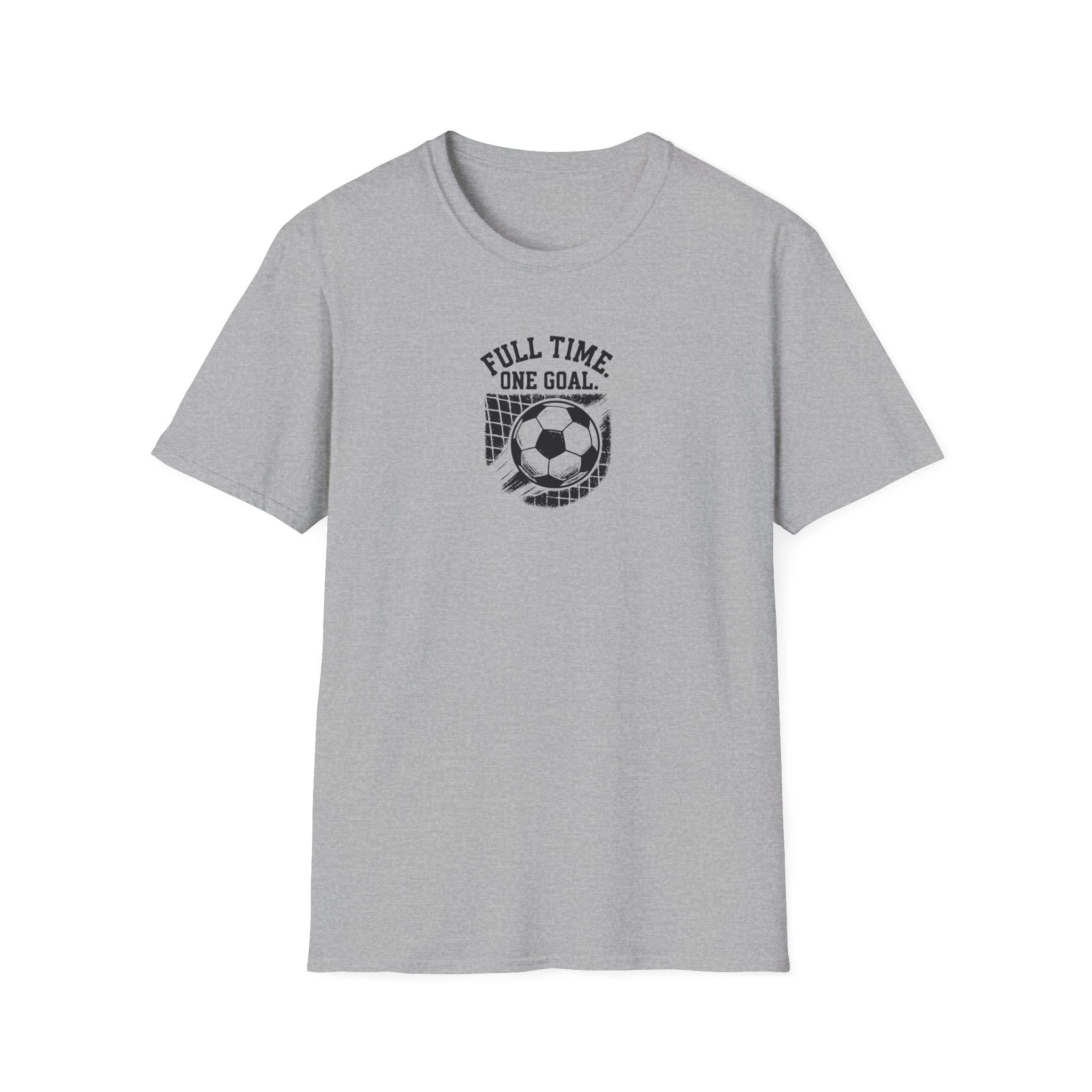 Soccer Shirt Full Time Goal Digger Vintage Soccer Ball Tee