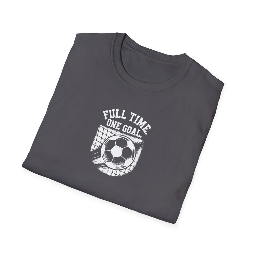Soccer Shirt Full Time Goal Digger Vintage Soccer Ball Tee