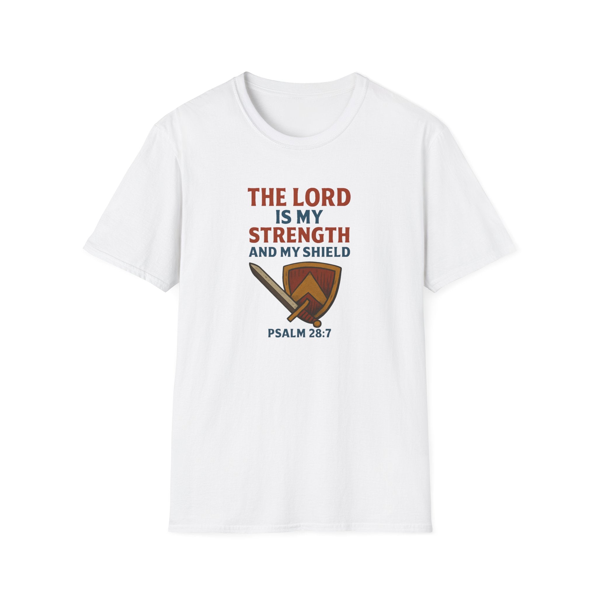 O Senhor É Minha Força Camiseta | Lord Is My Strength T-Shirt Faith Tee